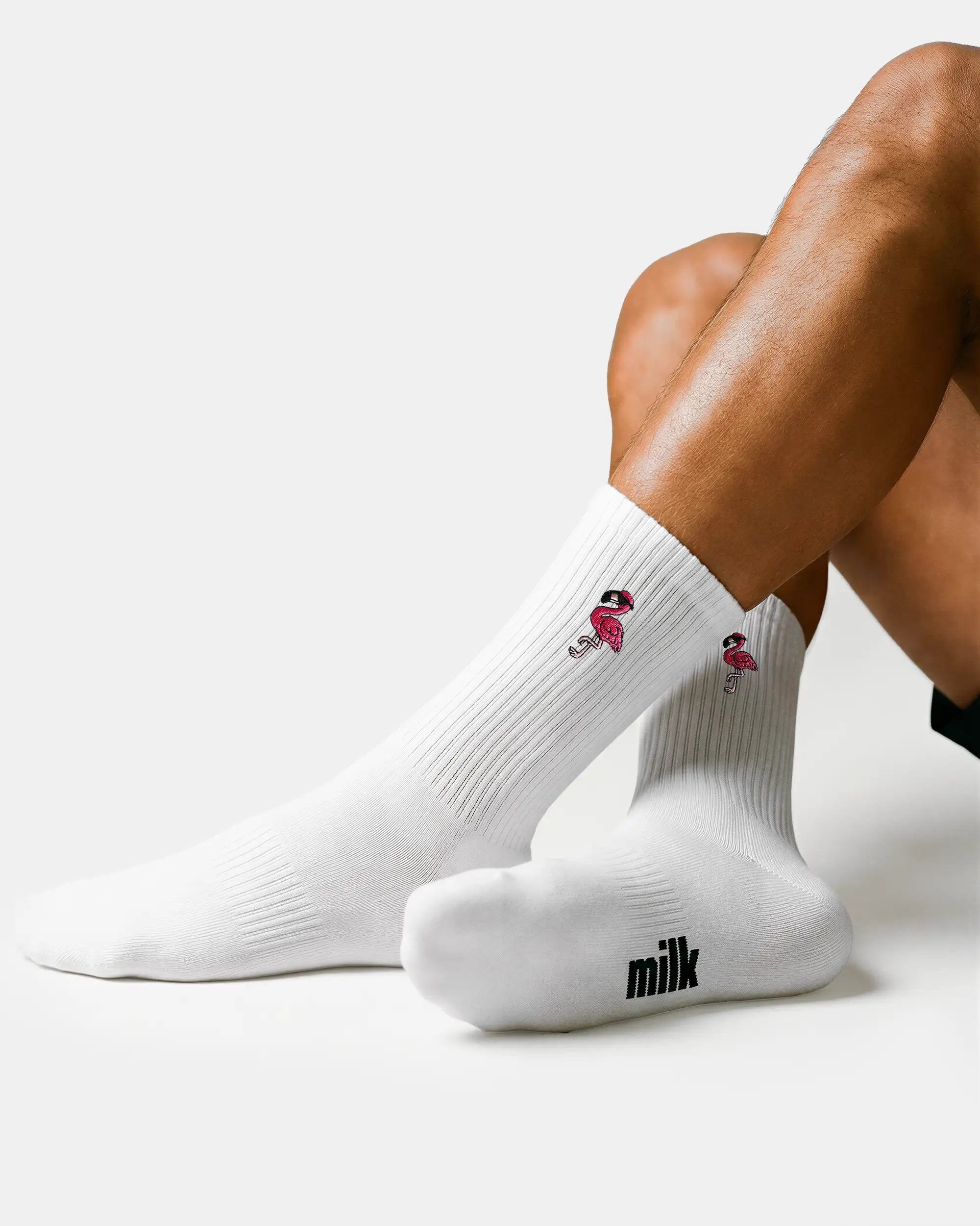 Flamingo Crew Socks