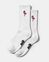 Flamingo Crew Socks