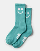 Jade Crew Socks